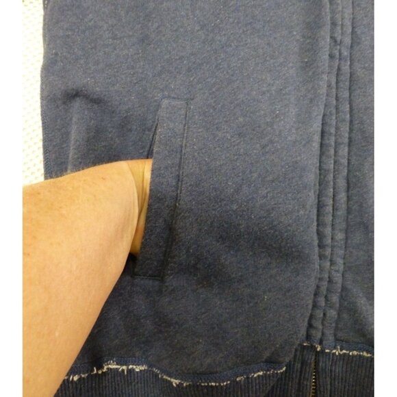 Indian Motorcycle Lucky Brand Retro Mens Full-Zip Jacket L Blue/Red Cotton Blend - Picture 6 of 13